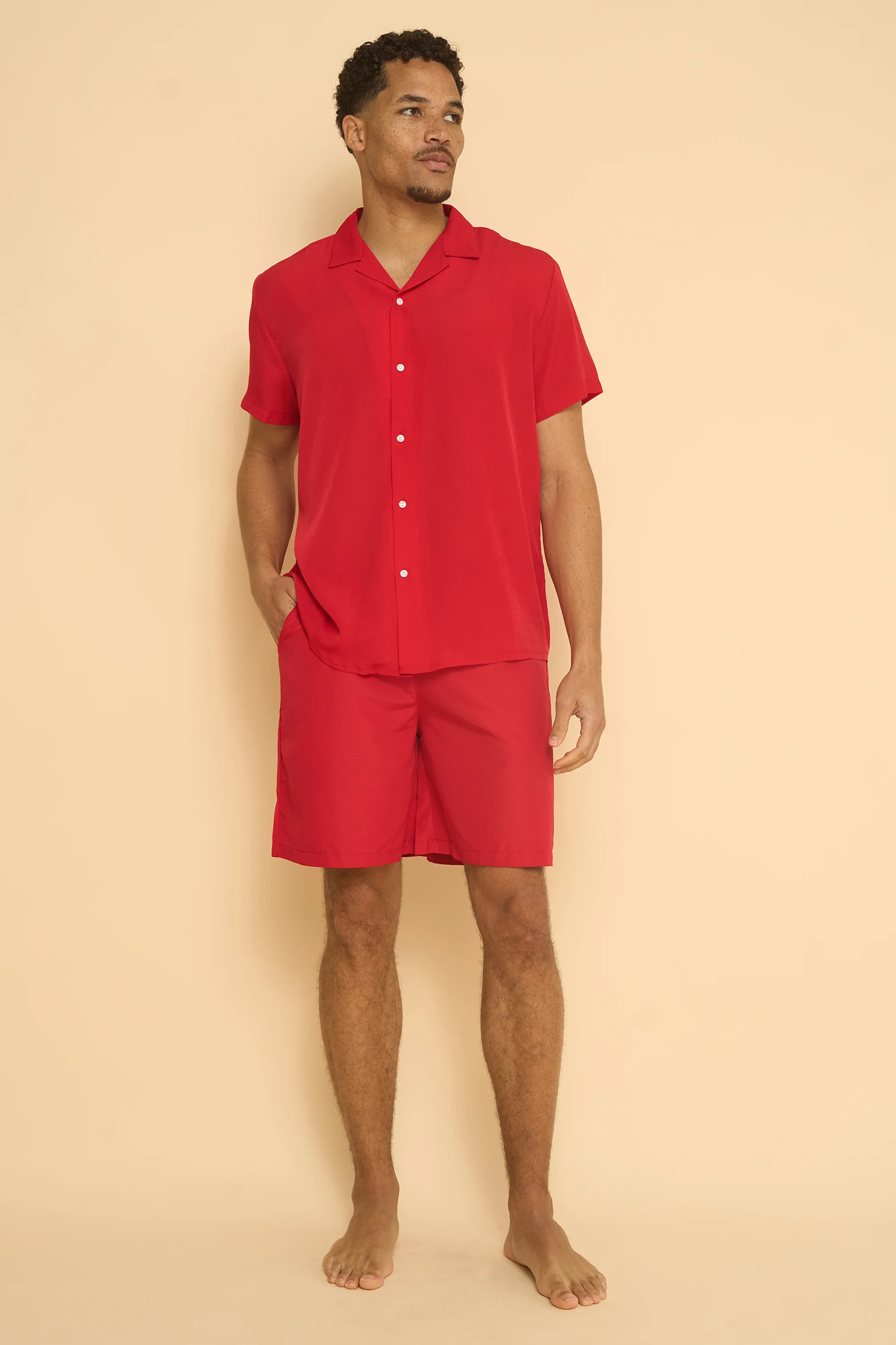 CAELIX SHIRT-CRIMSON