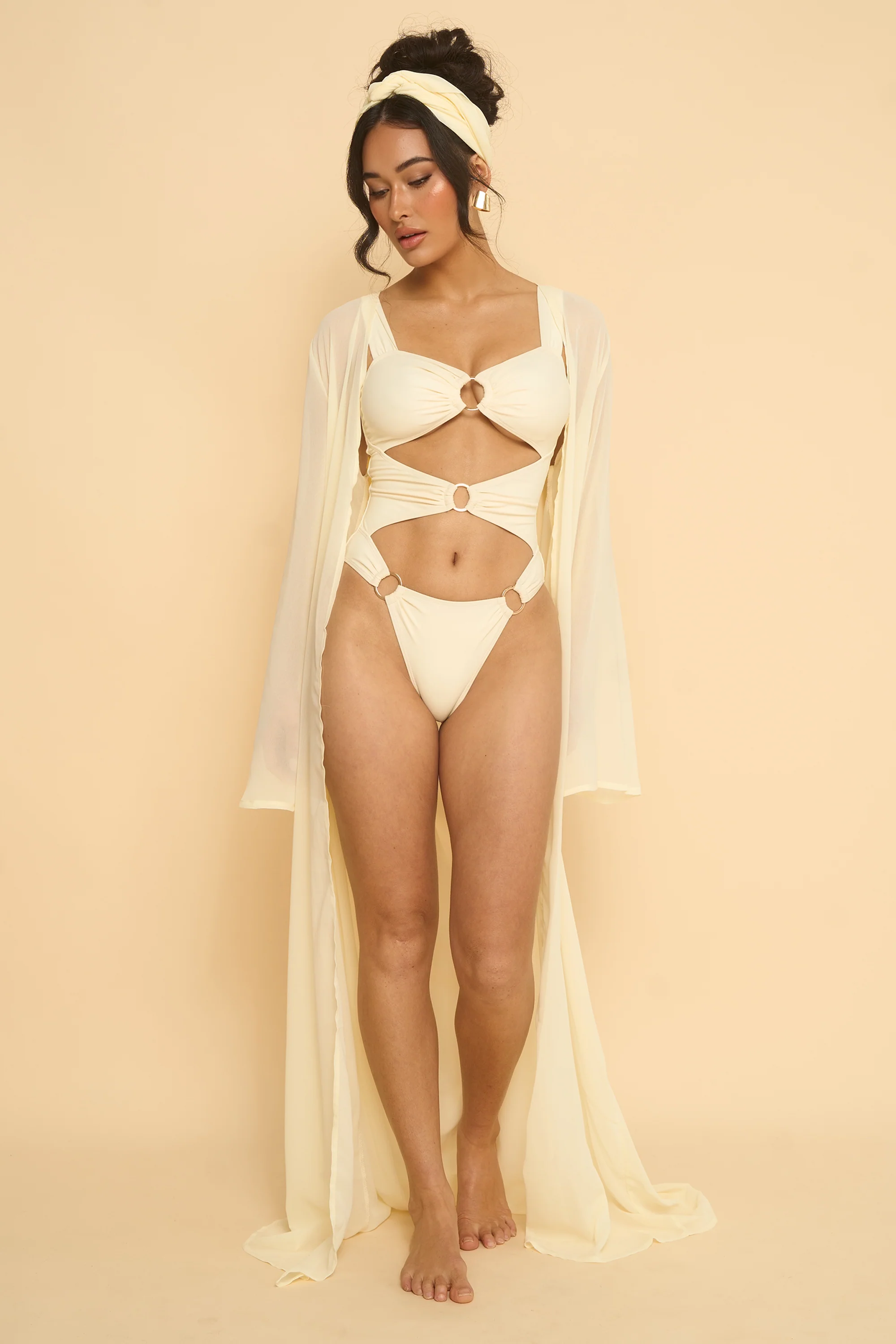 CLAUDIE KIMONO-VANILLA - Image 4