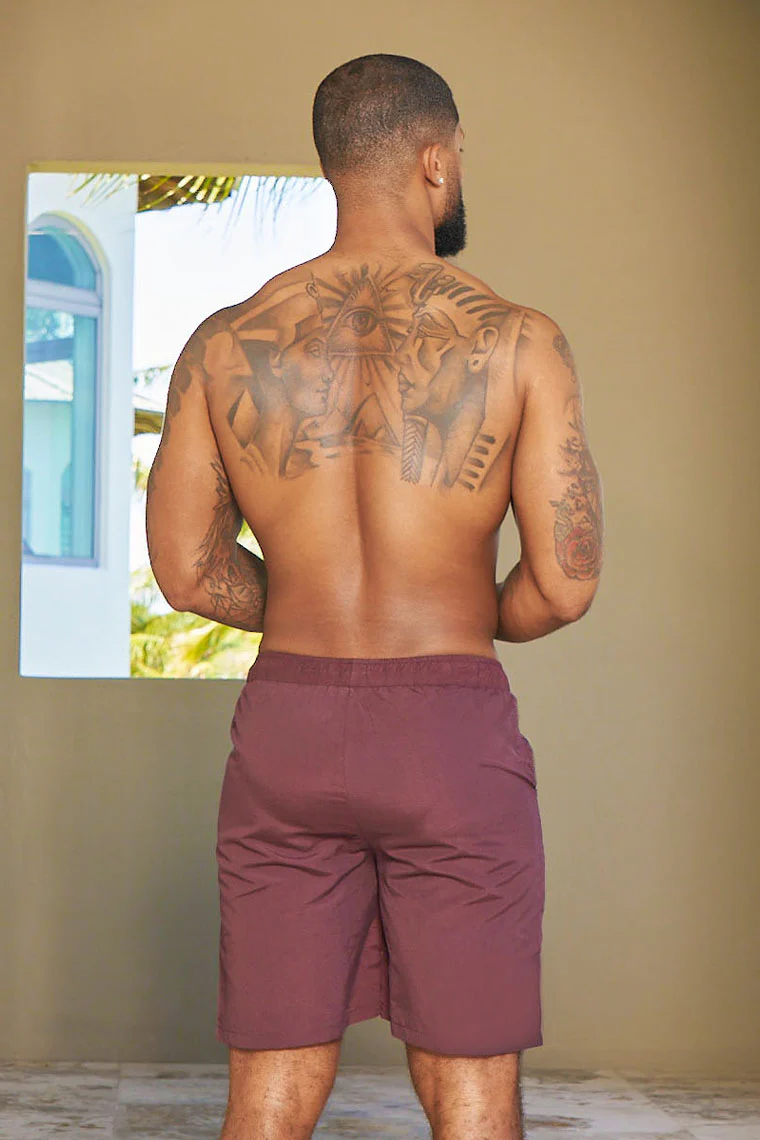CREW LOVE BEACH SHORTS - BROWN - Image 2