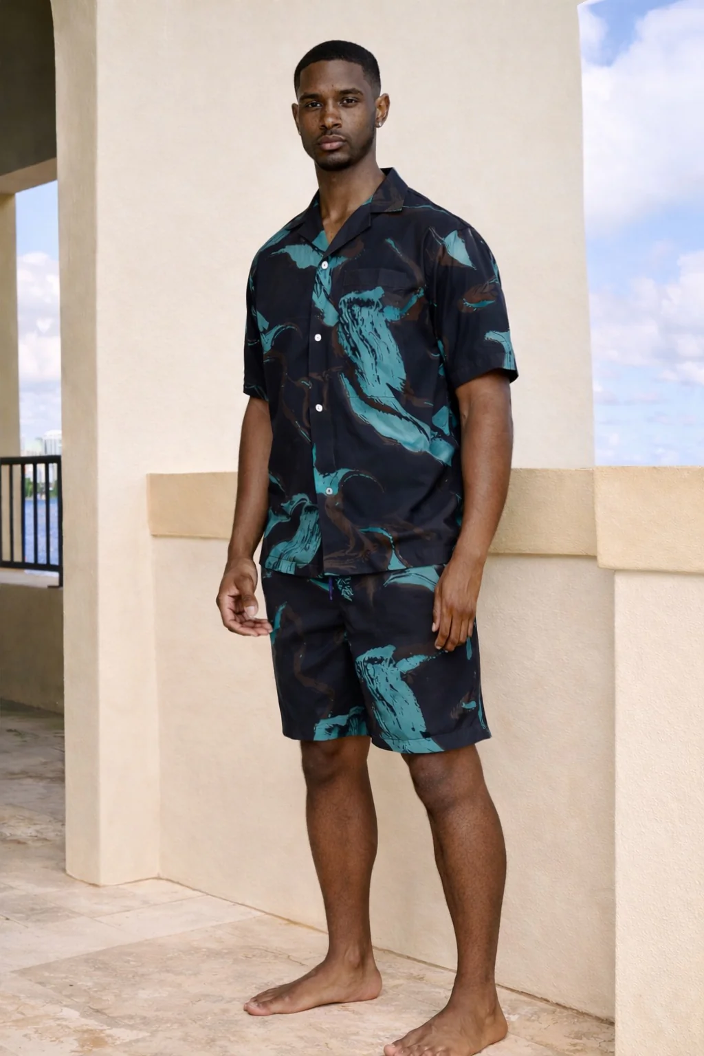 JEREMIAH SHIRT-OBSIDIAN PRINT
