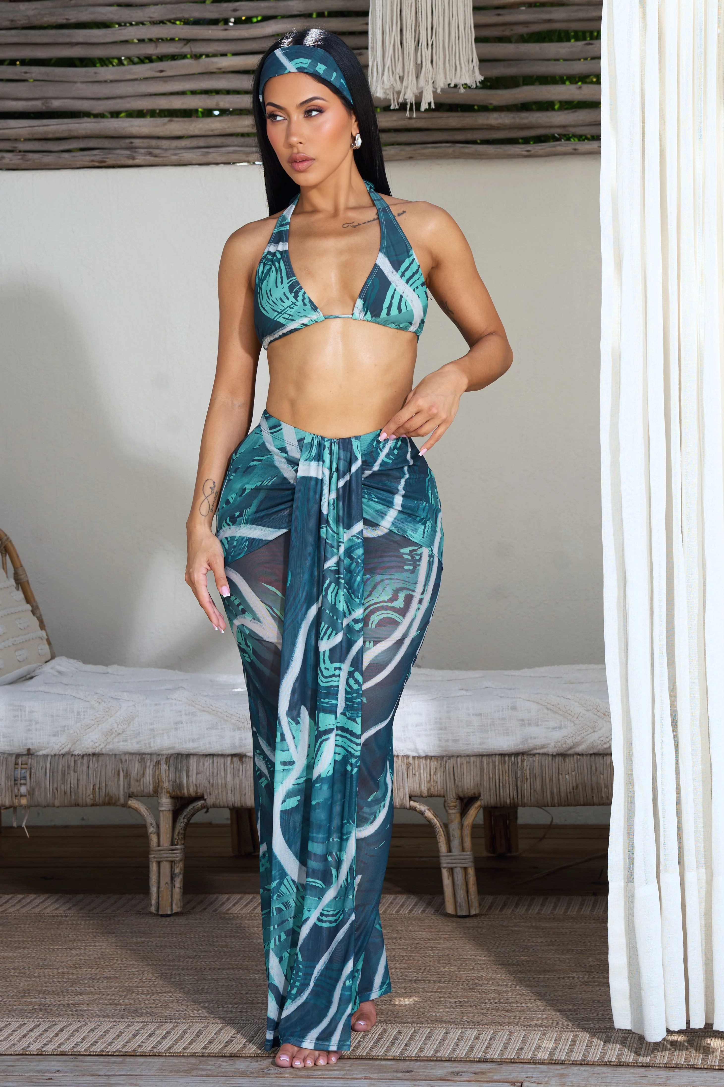 LUBELLA SKIRT-GREEN - Image 2