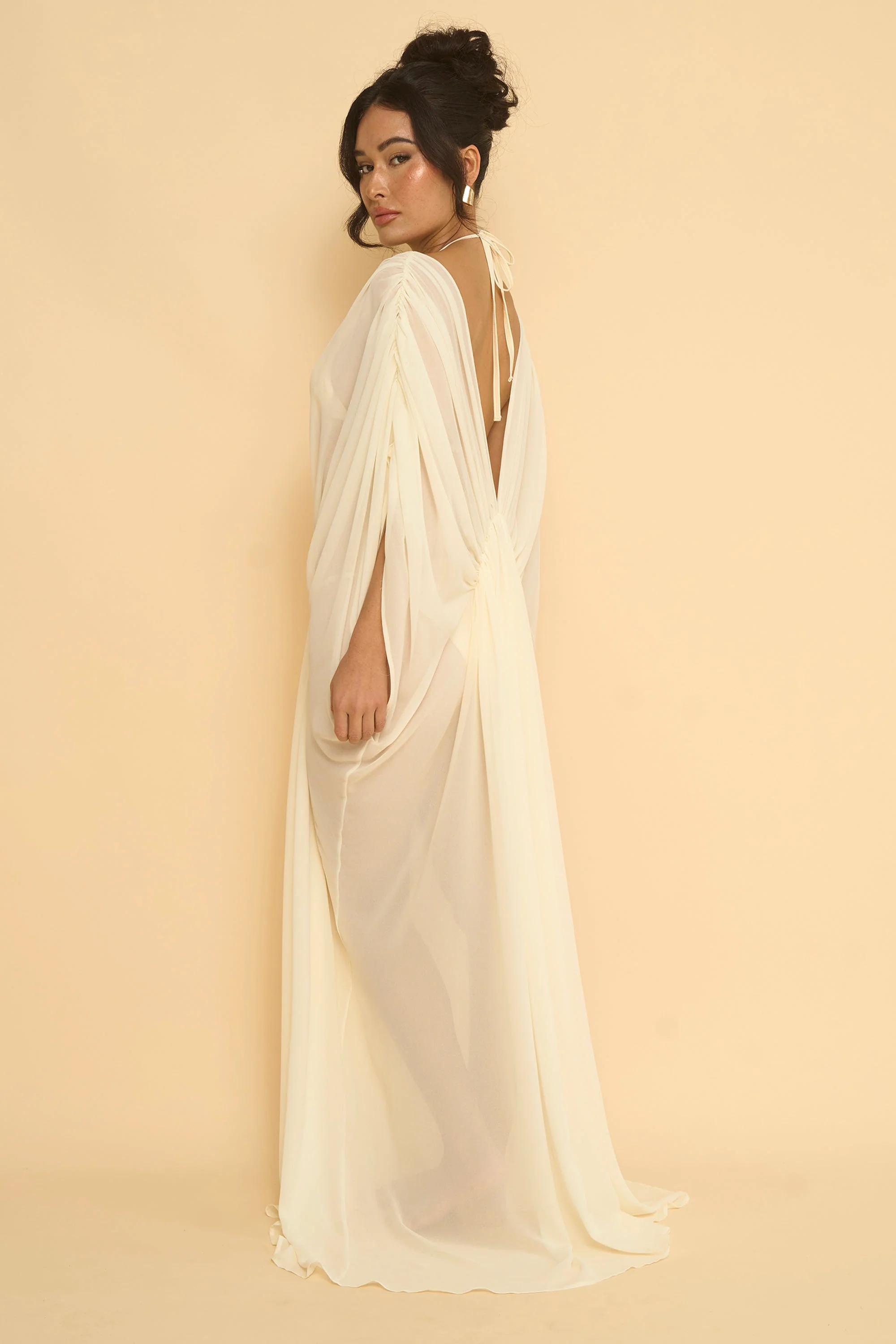 LUCY COVER UP DRESS-VANILLA - Image 4