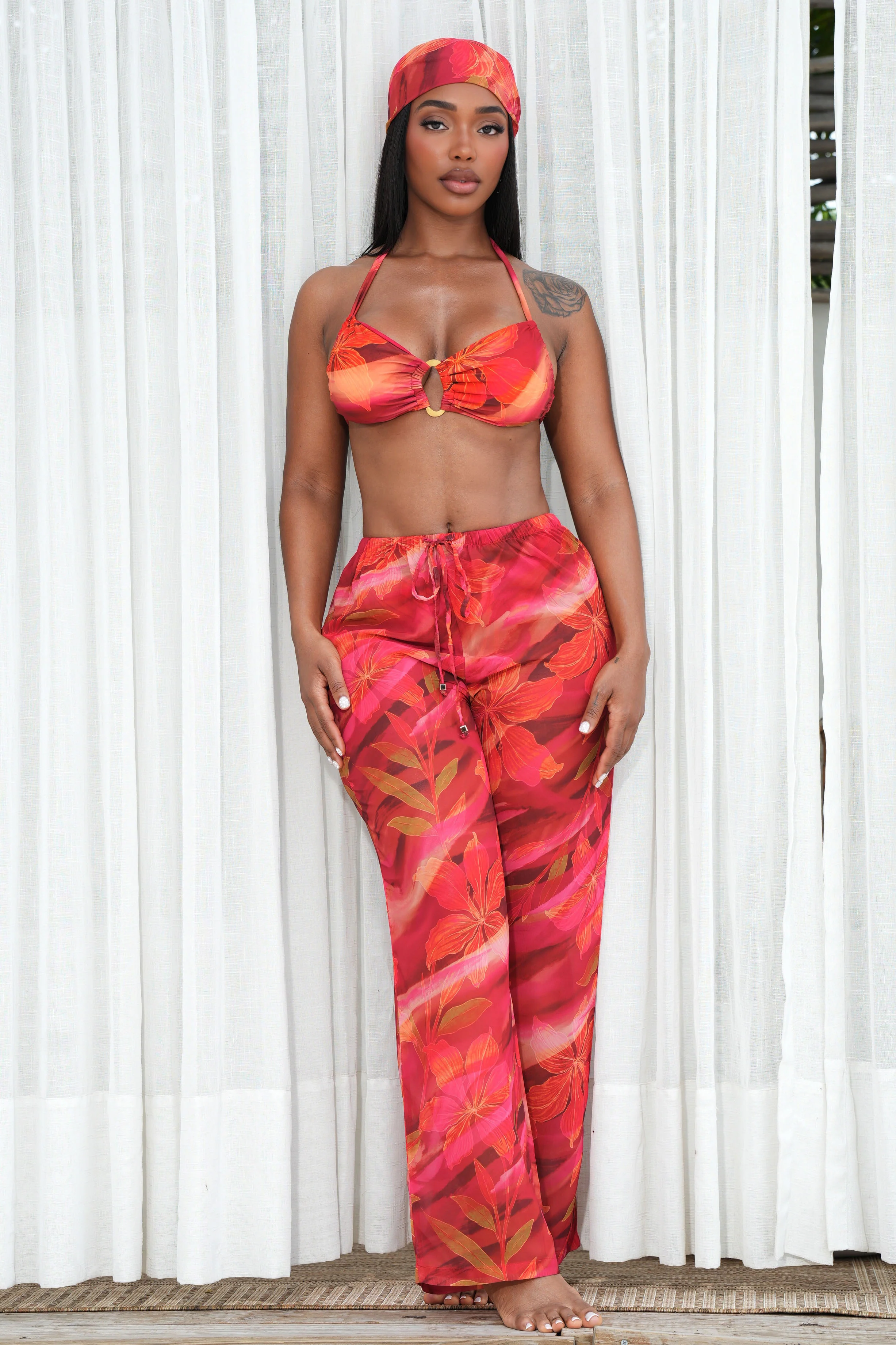 RAY PANTS-SUNSET PRINT - Image 2