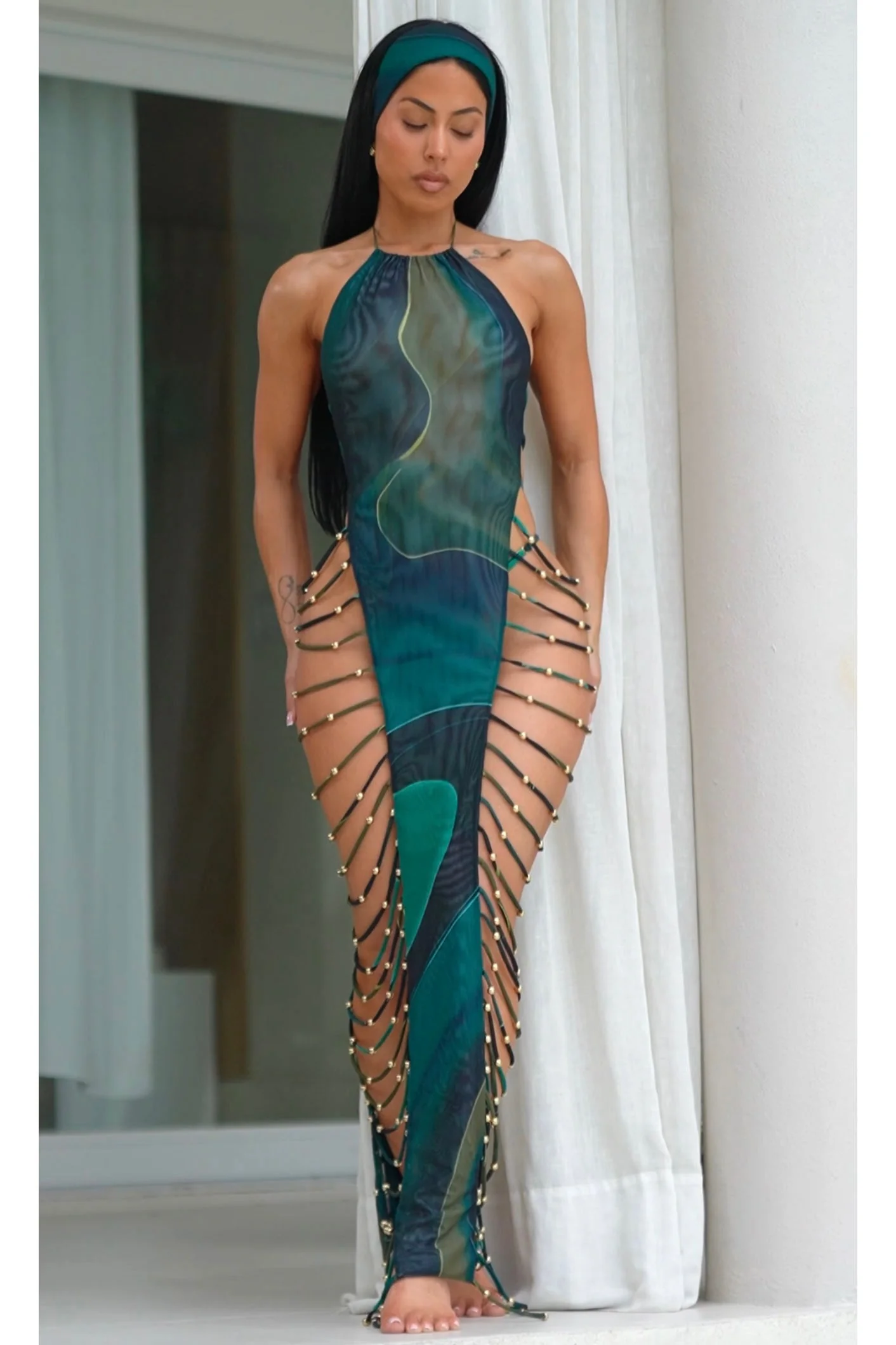ROXIE DRESS-VERDE-SHIP DATE 7/14
