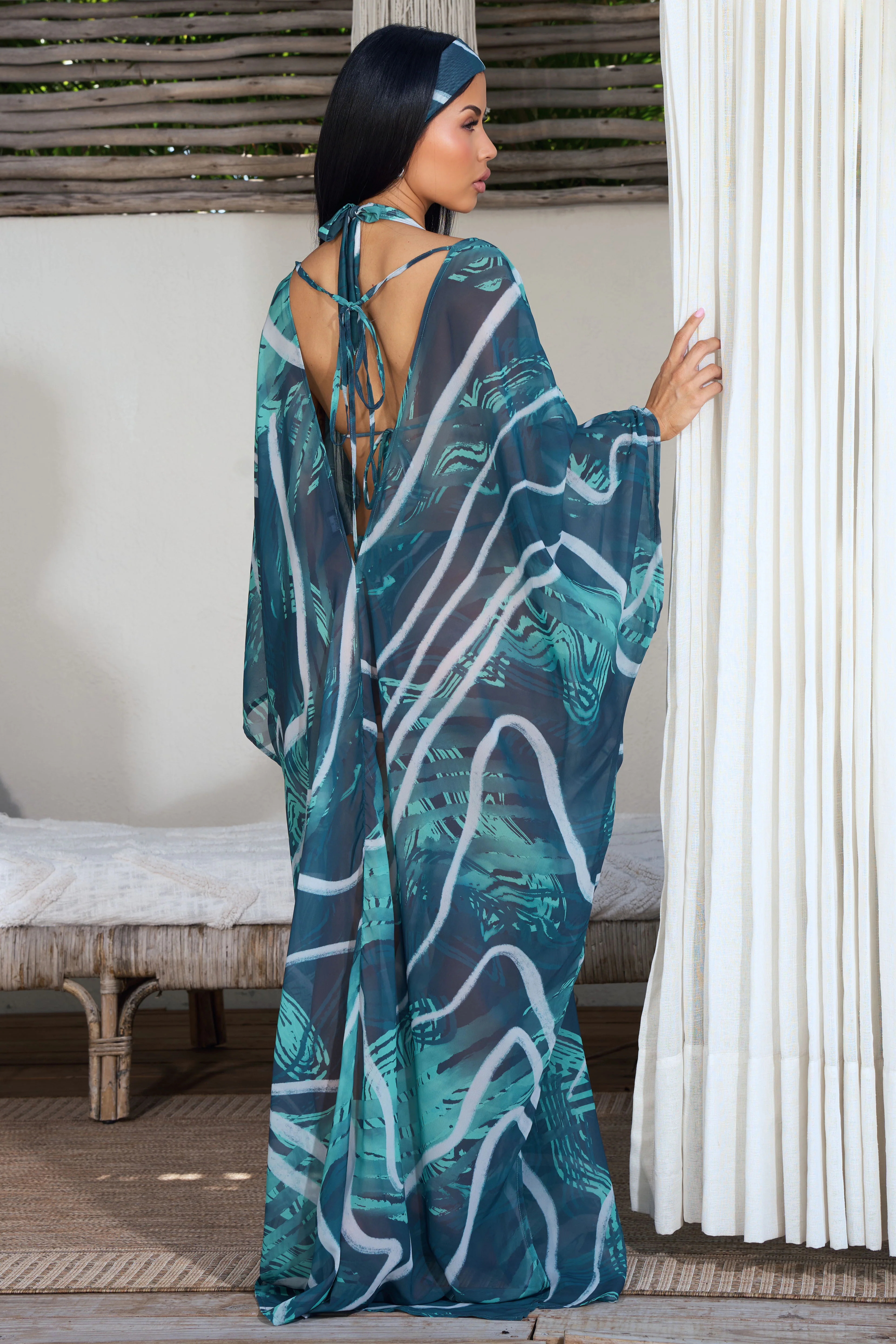 SANTANA KAFTAN-GREEN - Image 4