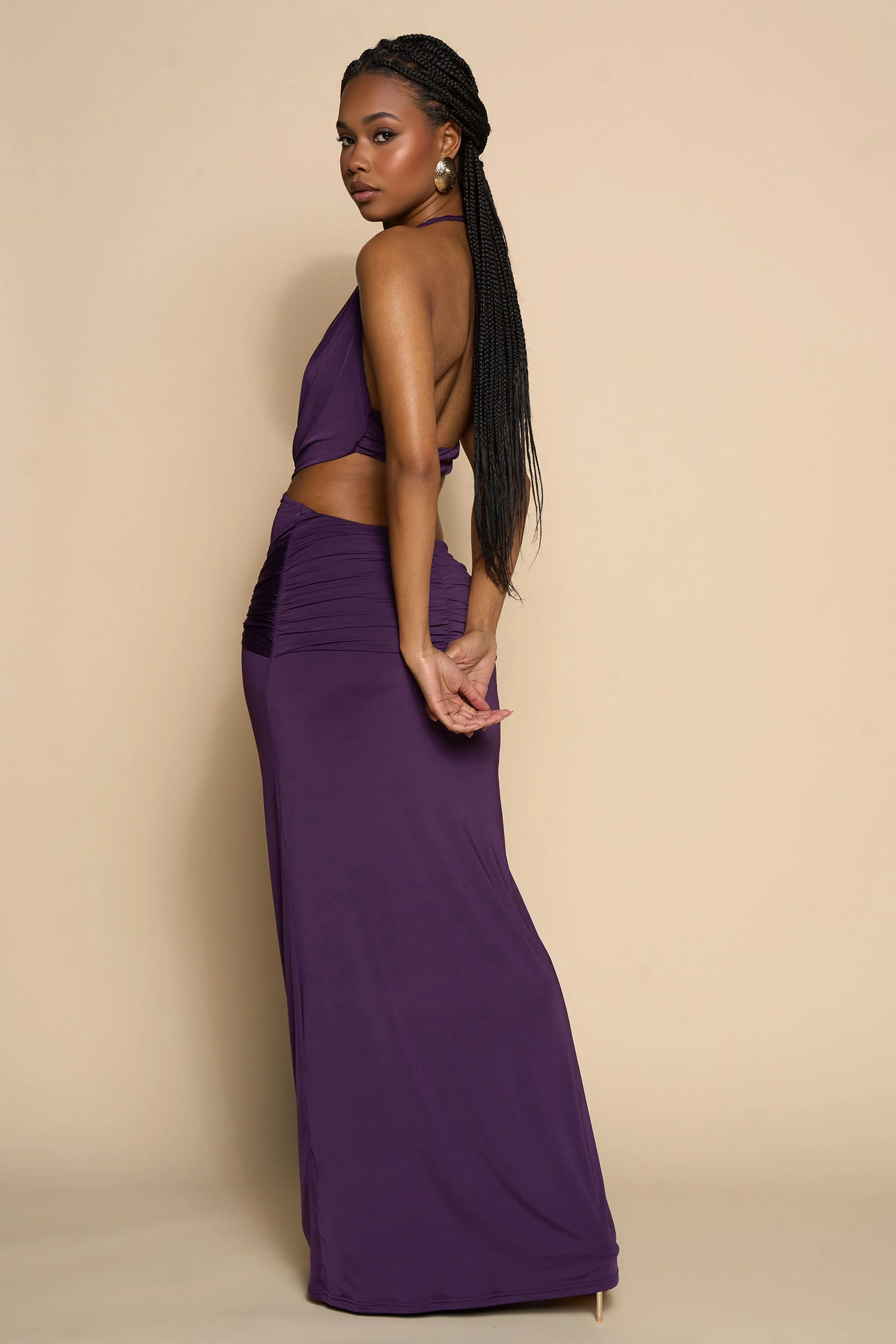 VELORAE DRESS-PLUM - Image 13